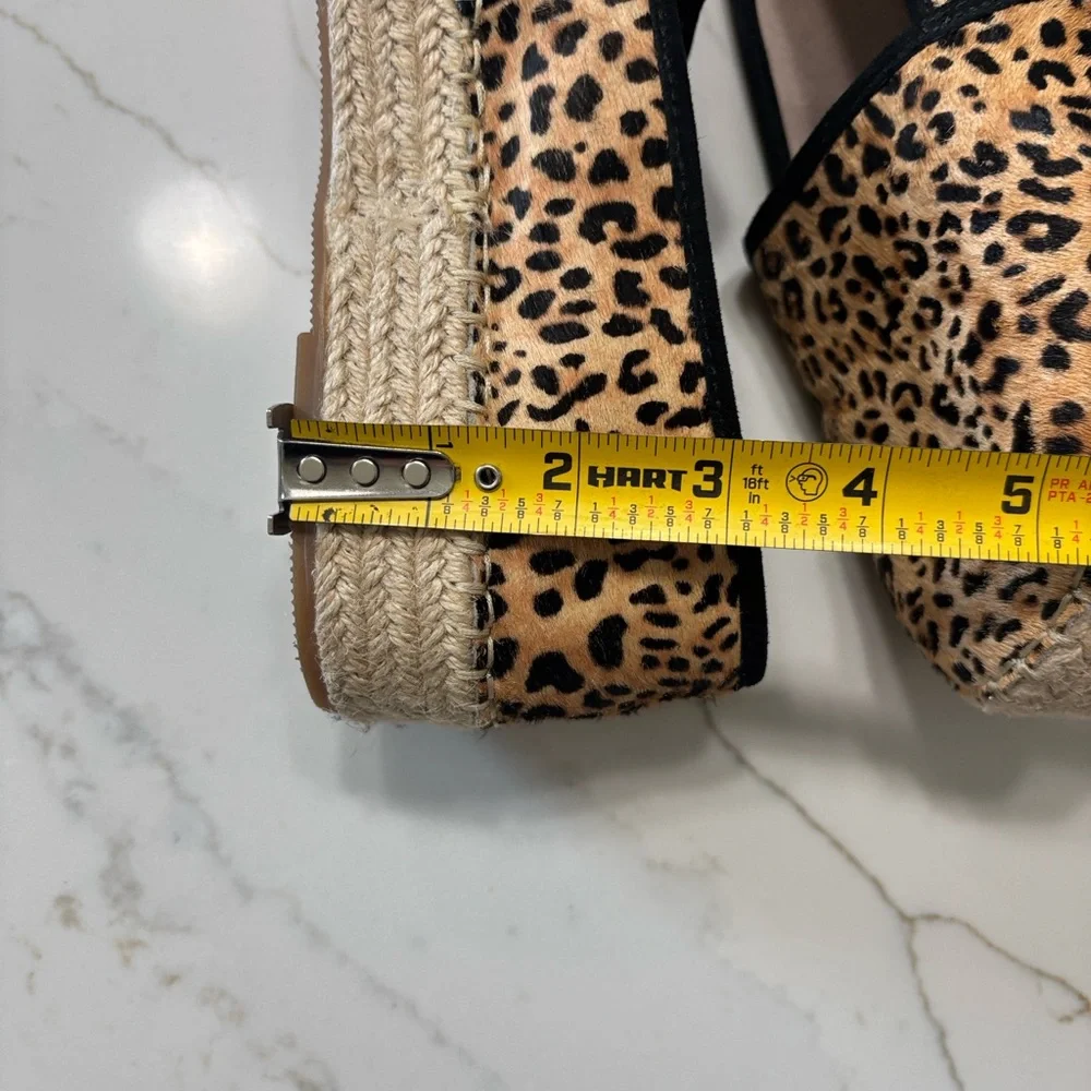 Gianni Bini Tan Leopard Espadrilles